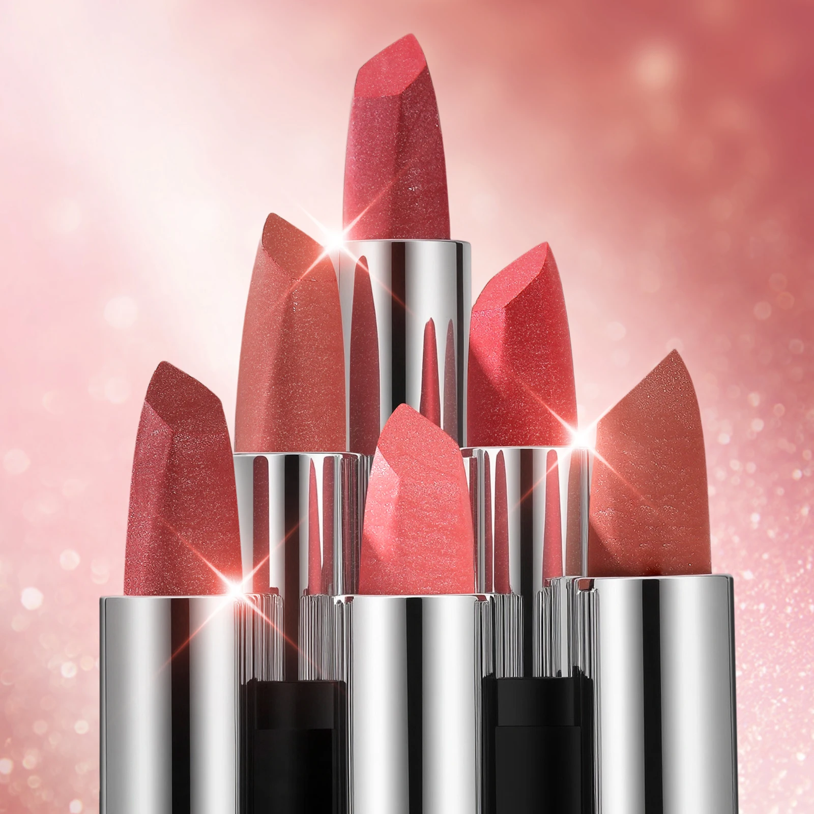 Pearlmuttischer Metallic Lippenstift Langanhaltend Wasserfest_voghion.com
