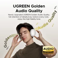 UGREEN Studio Max2 Wireless Bluetooth Headphones, 80H Playtime, HiFi Stereo Over Ear Headphones with Microphone, Bluetooth 5.4 - Image 2