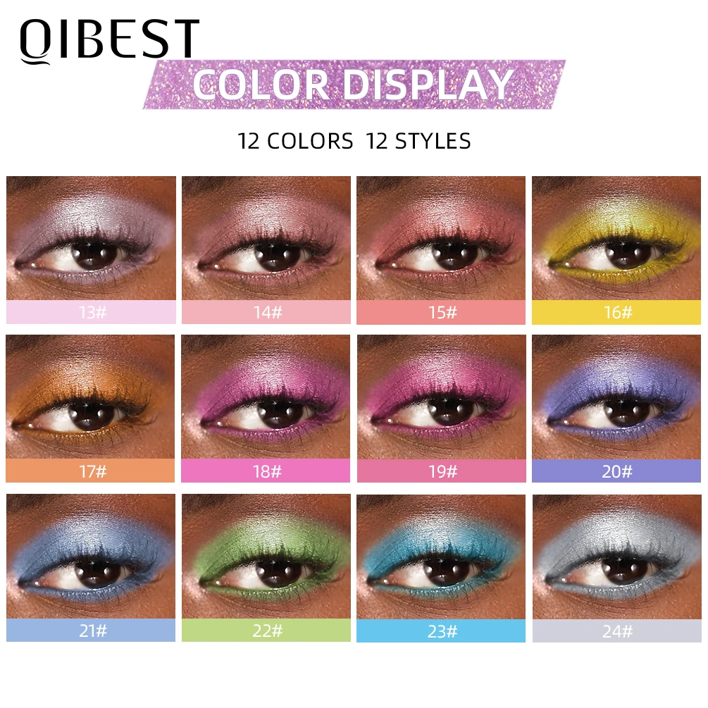 Glitter Liquid Eyeshadow Long Lasting Pearlescent Shiny Eye Shadow Sequins Lying Silkworm Shimmer Eyes Makeup Cosmetics