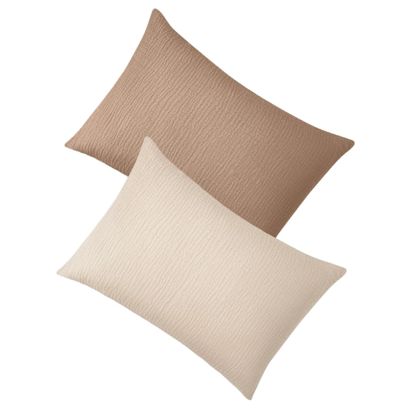 2xBreathable Pillow Case Sleeve with Envelope Designing for Baby's Skin