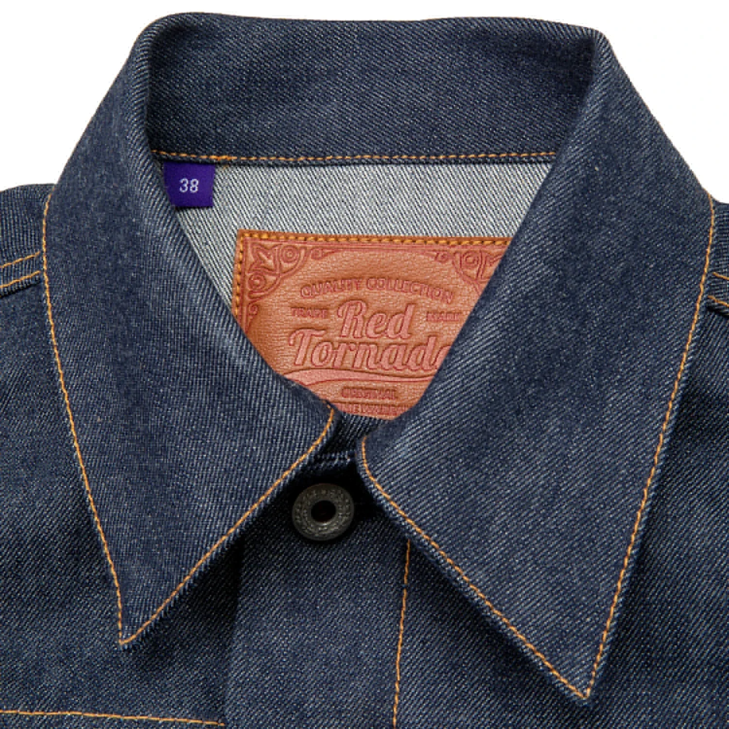 Red Tornado 506XX Jean Jacket American Casual Style Type 1 Selvedge Denim Blouse 4