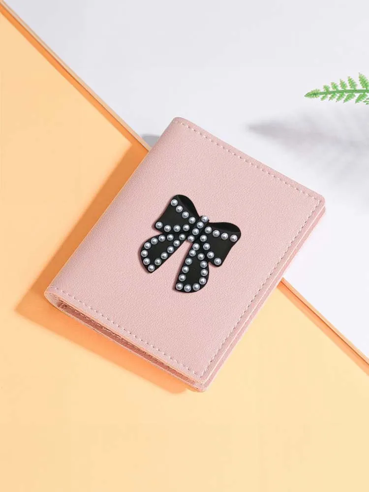 

Card ID Holders: Anti-Degaussing Compact Light in PU Translucent Butterfly Decor