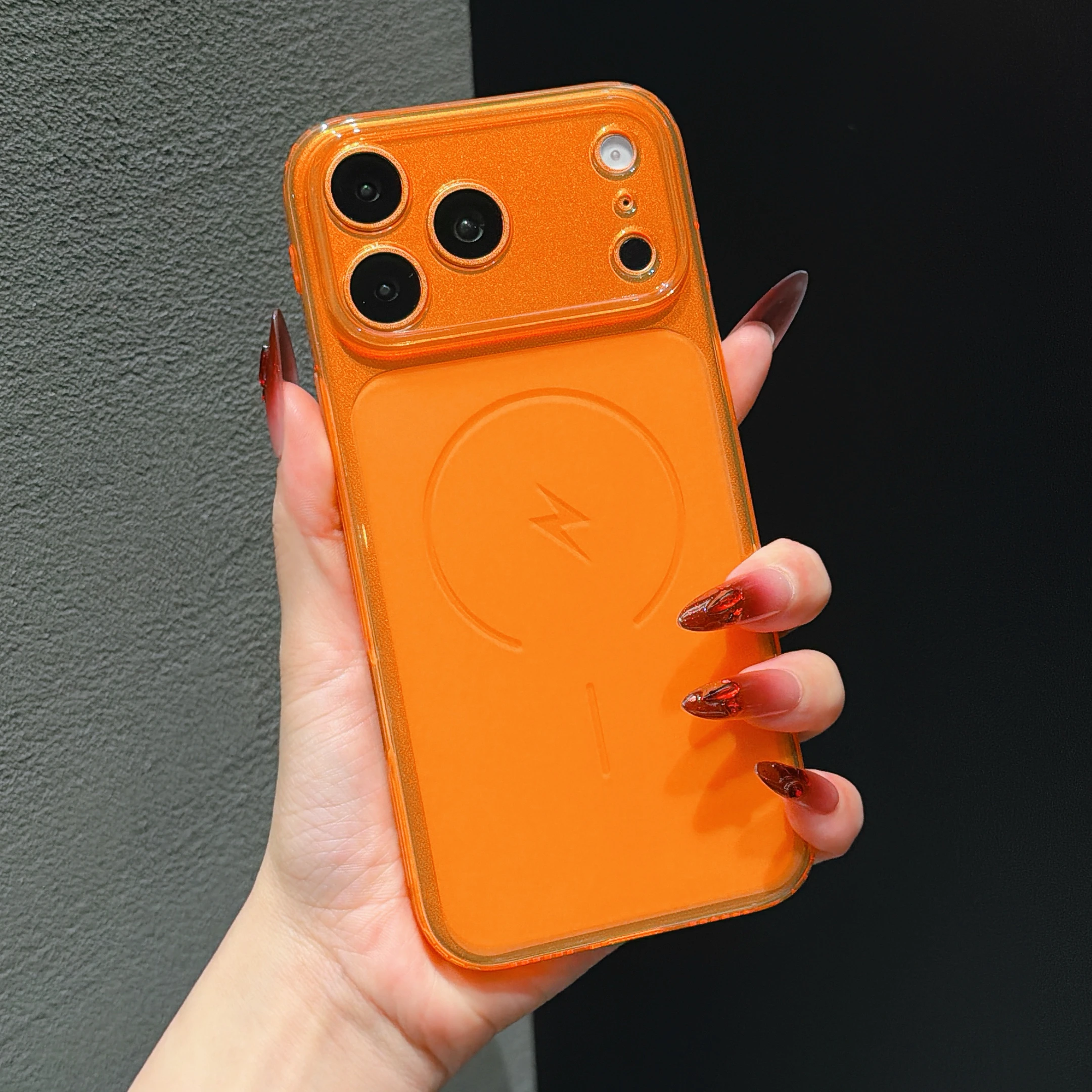 Luxury Ultra Slim Matte Transparent TPU Case - Soft Simple Large Window Cover