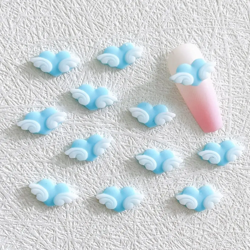 Accessories Luminous Nail Decorations Angel Wings 3D Nail Art Drills Nail Jewelry Heart Nail Decorations Nail Rhinestones