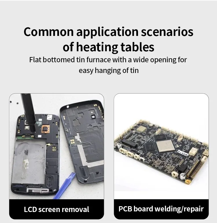 JH Heating Table Constant Temperature Preheating Platform Mini Hot Plate Digital