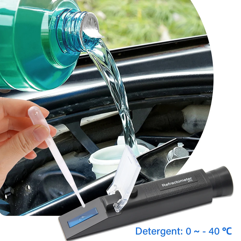 Réfractomètre multifonctionnel pour voiture, testeur automatique de liquide  de refroidissement, urée propylène Glycol, détergent, liquide de batterie -  AliExpress