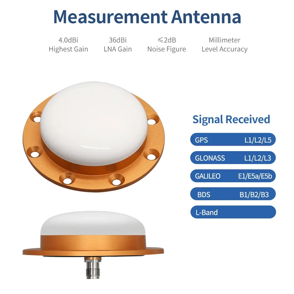 CA-6152A High Precision GNSS Antenna GPS GLONASS GALILEO Beidou Satellite Reception Signal Boost Amplifier for Aviation Vehicle