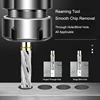 SHAZAM 1.0mm-12mm 50~80Long HRC50 Tungsten Steel Carbide For Aluminum Spiral Reamers For CNC Machining Center Reamer Tools 3