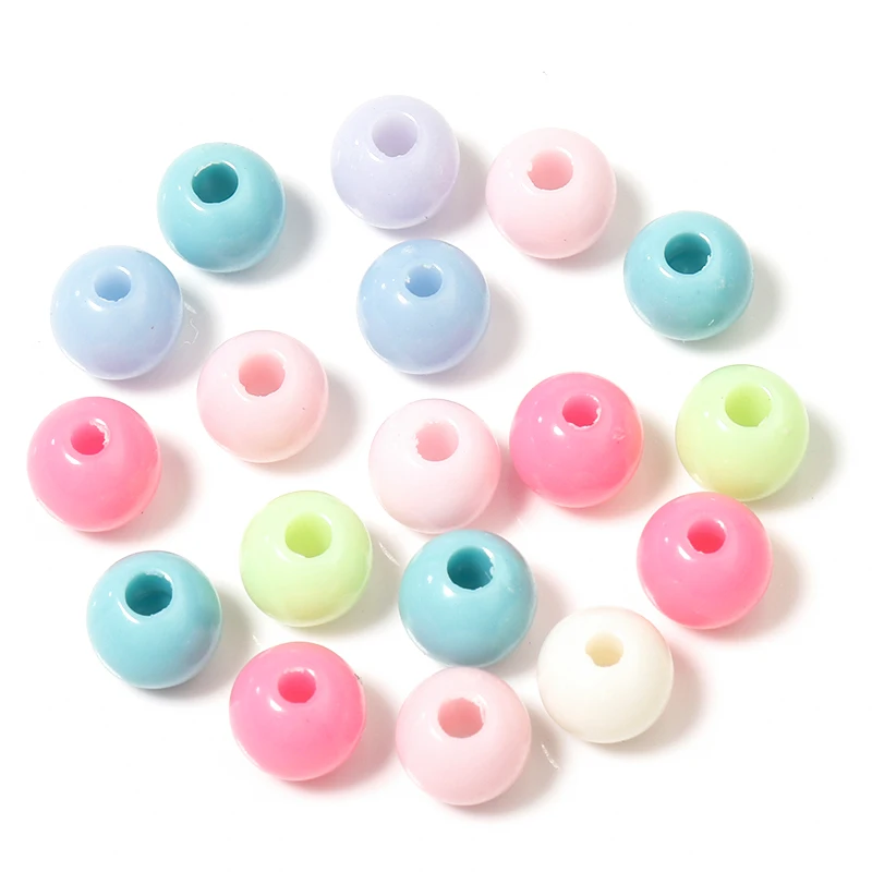 Lotto All'ingrosso All'ingrosso 10.500 Pezzi Perle Di Plastica Artificiali Sciolte Perline Rotonde Pastello Da 8 Mm - Italia - Foto 10