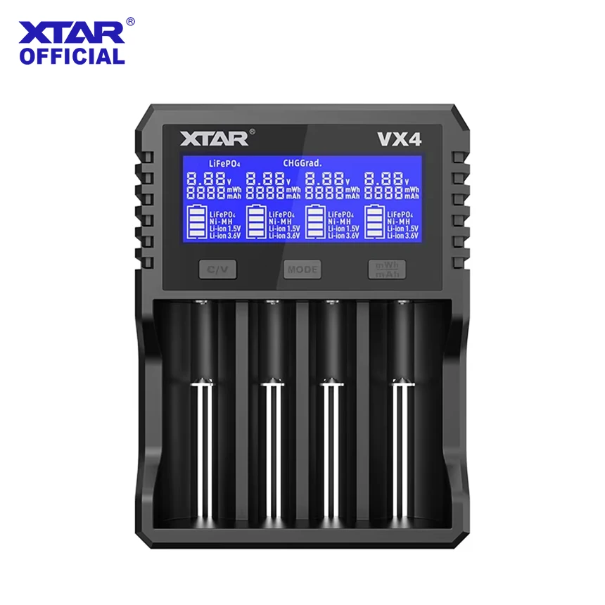 Battery Charger Fast Charger XTAR VX4 18650 AAA/AA 20W