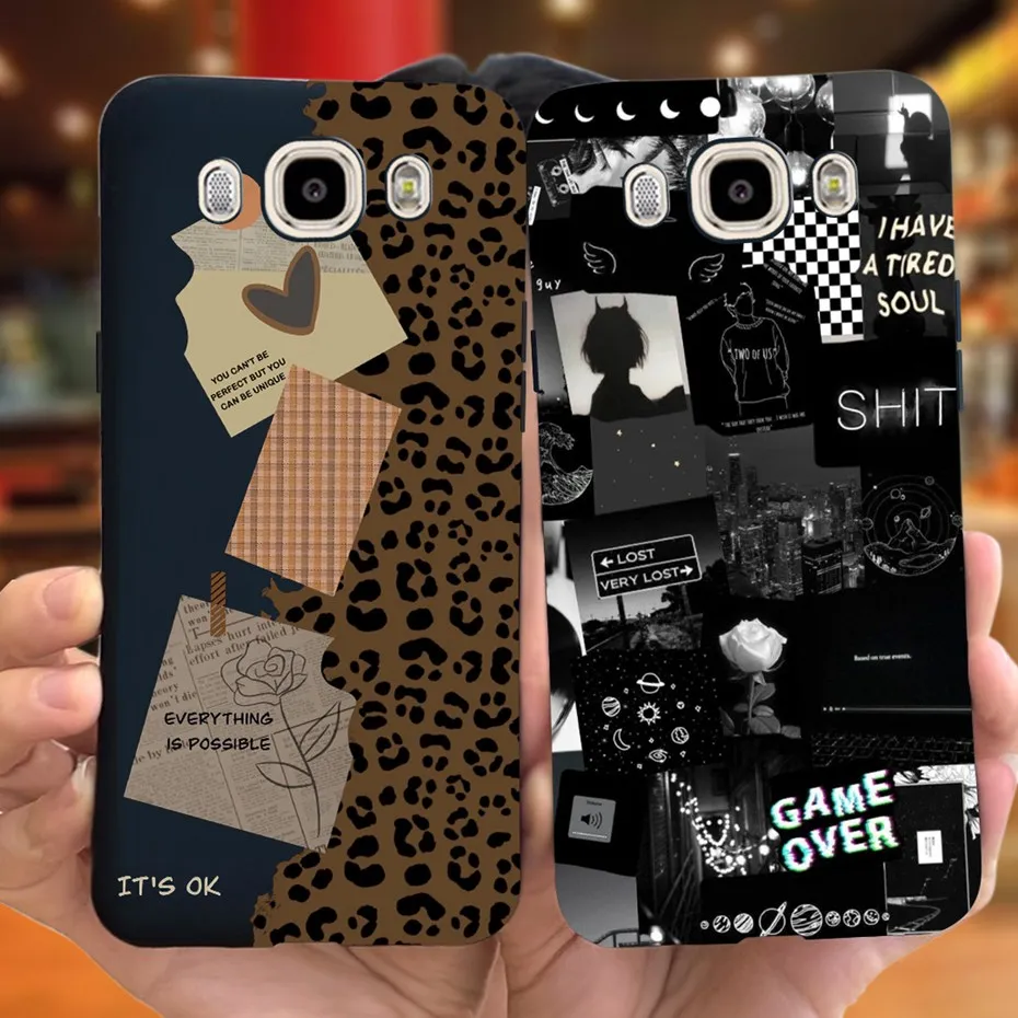 Custodia Dipinta Alla Moda Per Samsung Galaxy J5 (2016) / J5 (2015) Cover Posteriore Morbida In Silicone Per Samsung J5 J 5 Sm-J510F J500H