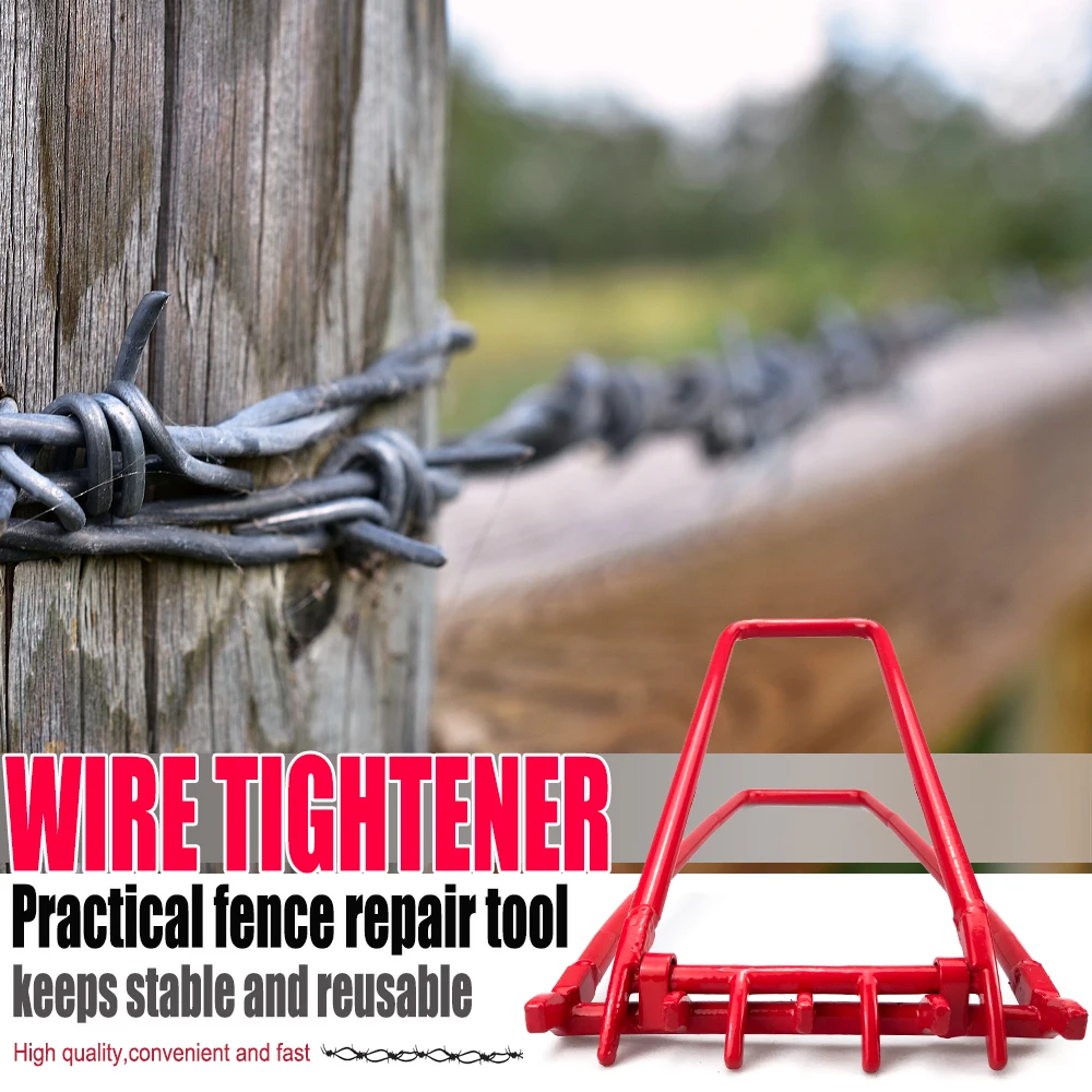 Fence Fixer Fence Repair Tool Ultimate Chain Fence Filter Household Fence Stretcher Gardening Farm Fence Tensioner Tools 3