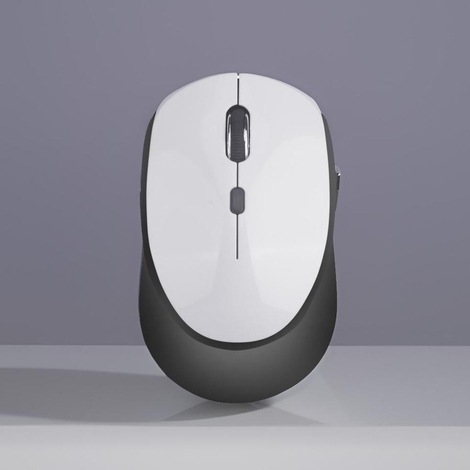 Portable 2.4G Wireless Mouse Ergonomic Design Scissor-Switch Key Adjustable DPI Noise-Free Clicking Home Office Mouse for Laptop