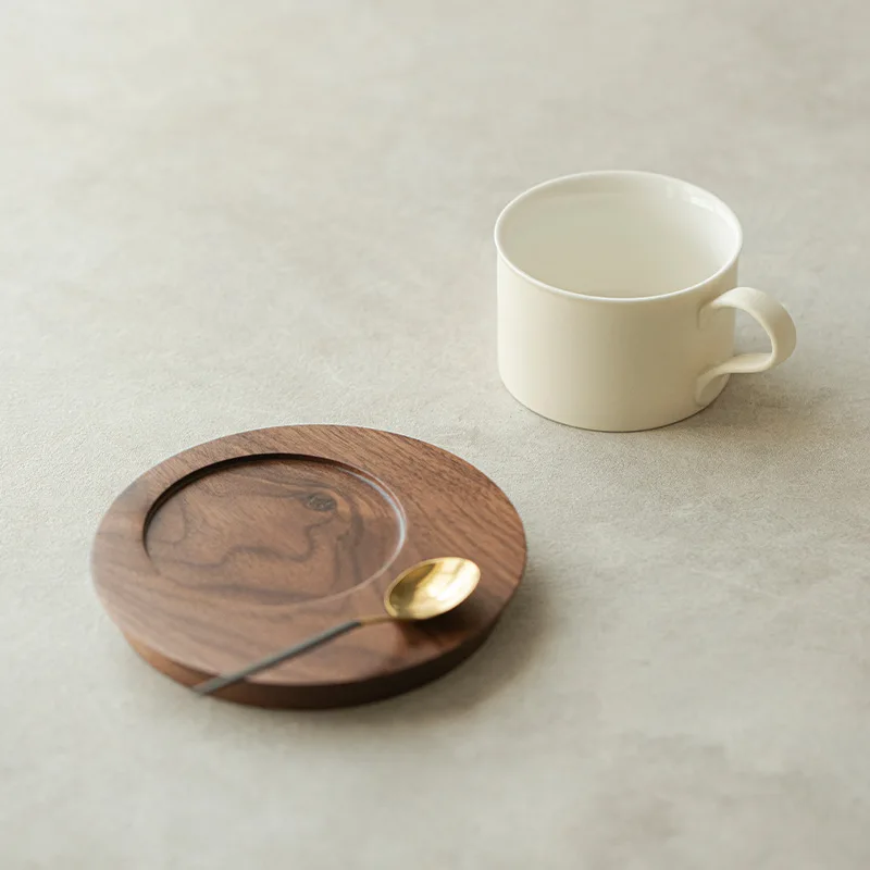 Ceramic 150ML Exquisite Coffee and Water Cup with Saucer - Perfect Holiday Gift