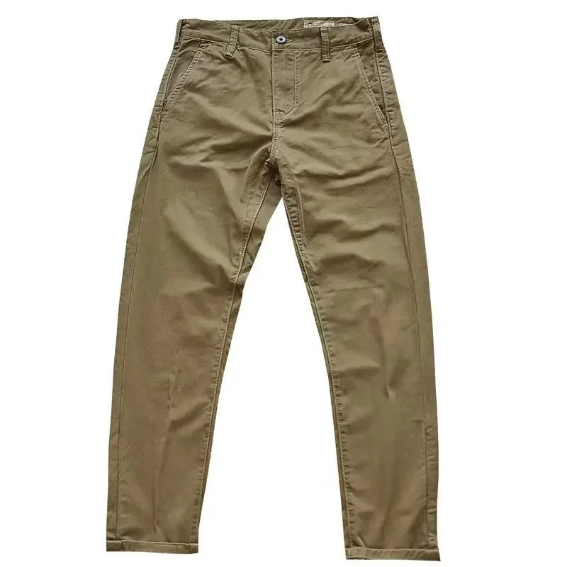 Military Cargo Pants Mens American Retro Workwear Pants