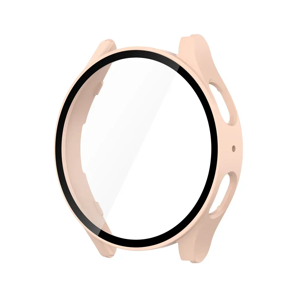 Premium Tempered Glass & PC Protective Bumper for Samsung Galaxy Watch - All-Around Screen Protector