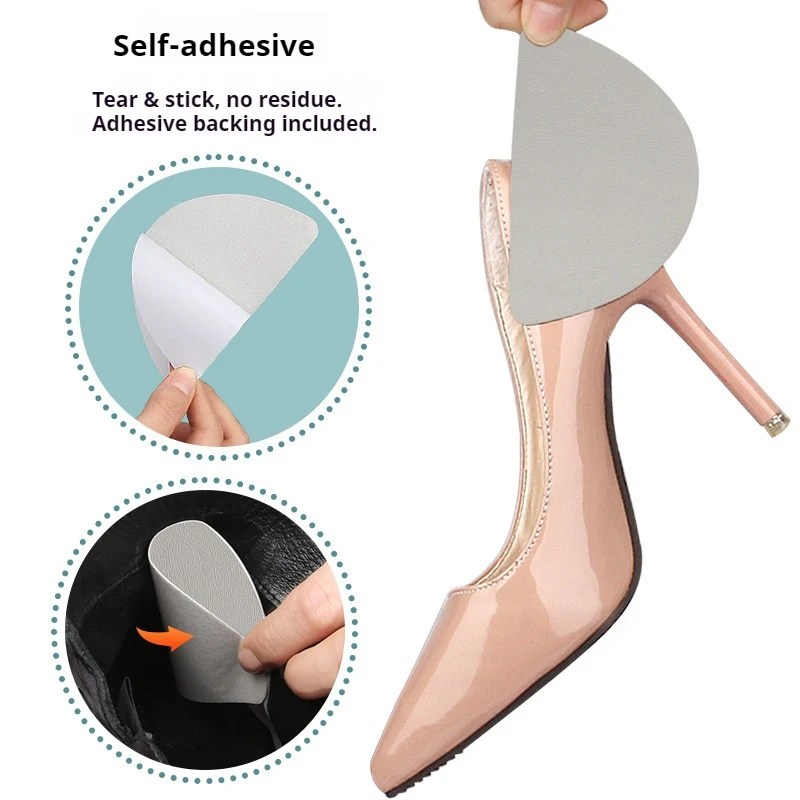 Heel Protector Self-adhesive Athletic Shoes Heel Broken Leather Repair Subsidy 4Pcs/8Pcs