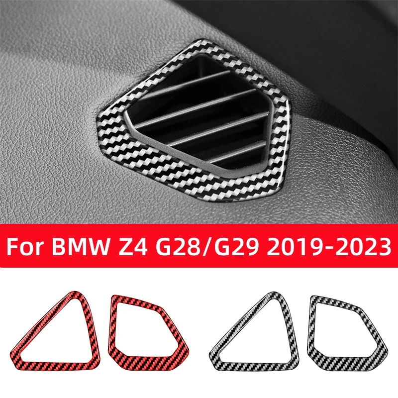 

Аксессуары из углеродного волокна, отделка рамы автомобиля, Обложка для BMW Z4 СЕРИИ G28 G29 2019-2023, наклейки для интерьера