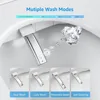 Smart Toilet with Built-In Bidet, Heated Seat,with Foot Sensor and Night Light, Auto Flush, Auto Open & Close Lid 5