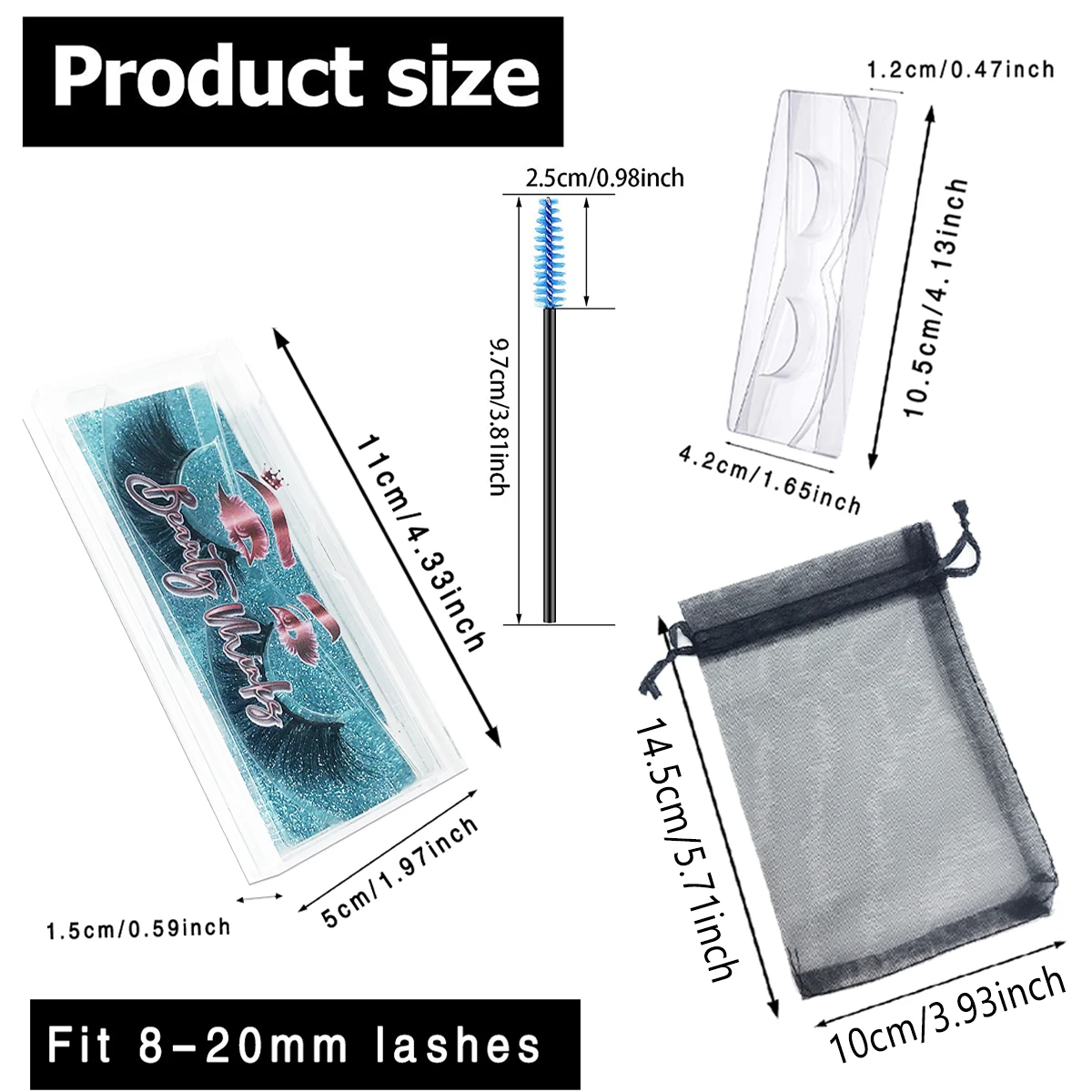Wholesale 3d Mink Eyelashes Box Package Logo Empty Lashes Box Case Plastic Sliding Clear Custom Lash Box In Bulk Makeup 5