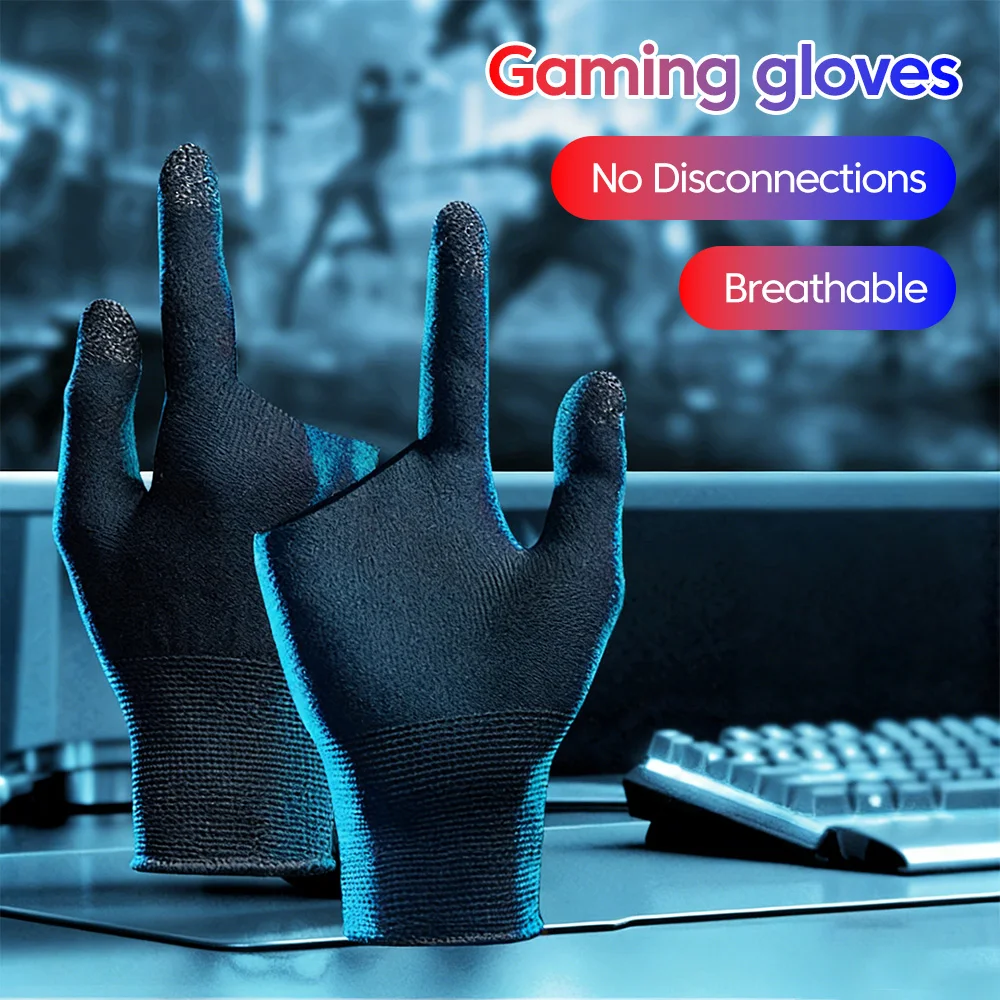 Enhanced Anti-Slip Gaming Gloves - Ultra-Thin, Sweat-Resistant, Breathable, and High-Sensitivity Design