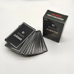 Spanish Adult Party Drinking Card Game (Black)