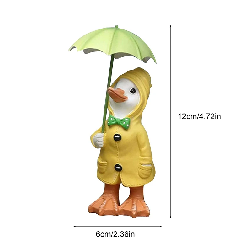 Artificial Mini Ducks Ornament Garden Miniatures Gnomes Moss Terrariums Resin Crafts Figurines Cute Animal Home Decoration resin ornaments garden decoration resin handicraft ornaments resin ornament animal ornaments