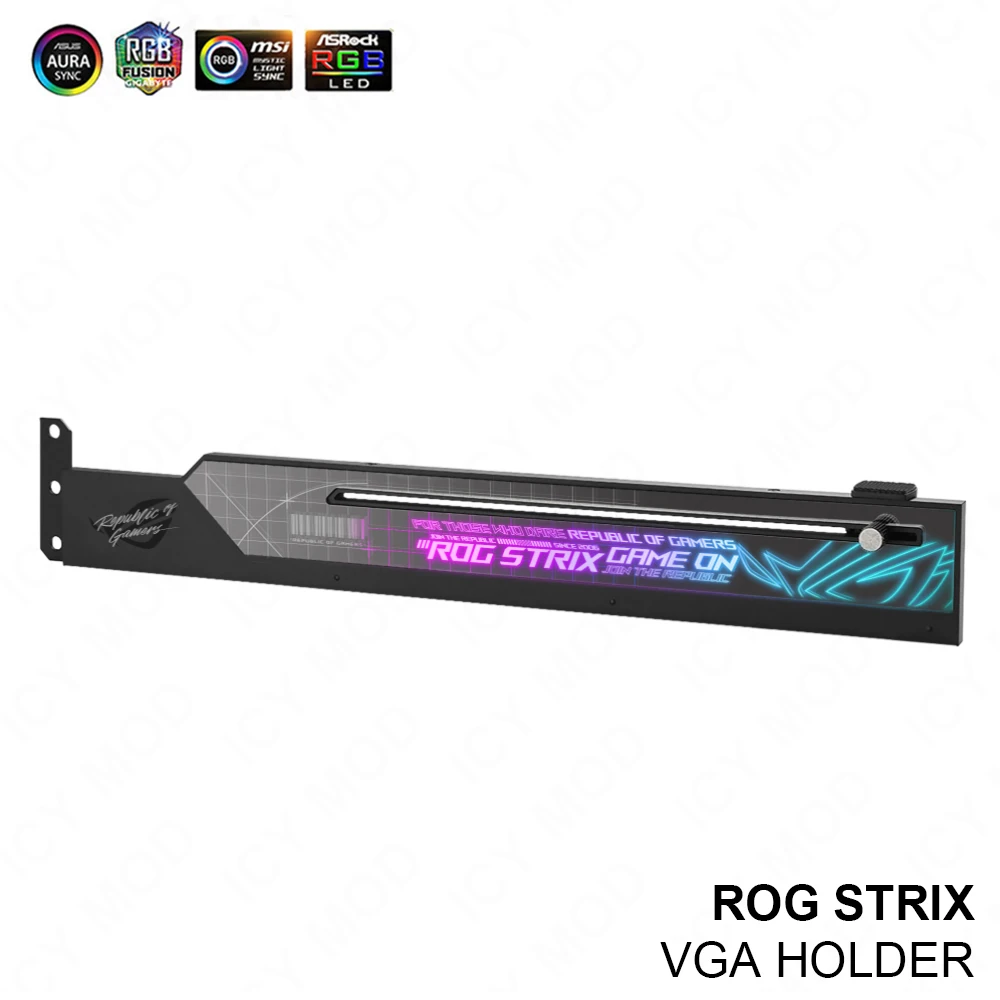 strop hænge delikat 2022 New Arrival Asus Gpu Bracket Rog Strix For Rtx4090 Vga Stand Graphics  Card Holder 3d Effect Nvidia Pc Gaming Mod Aura Sync - Graphics Cards -  AliExpress