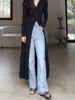 Bla V-Ne Long Cardigan Dr Women's Sunscreen Spring Summer New Sle Versatile Slimming Trendy Outerwear Commute