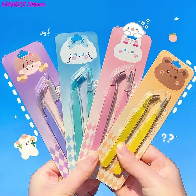 5pc/bag Creative DIY Keychain Lovely Cartoon Handmade Keychain Tweezers  Shovel Scrapbook Tools Kawaii Stationery Student Supply - AliExpress