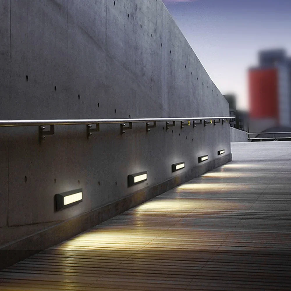 LED Wall Lamp 6W LED Outdoor Indoor External Wall Sconces Light Waterproof Fixture Decks Step Stair Pathway Yard Surface Mount Footlight Lamp led light led wall lamp wall light