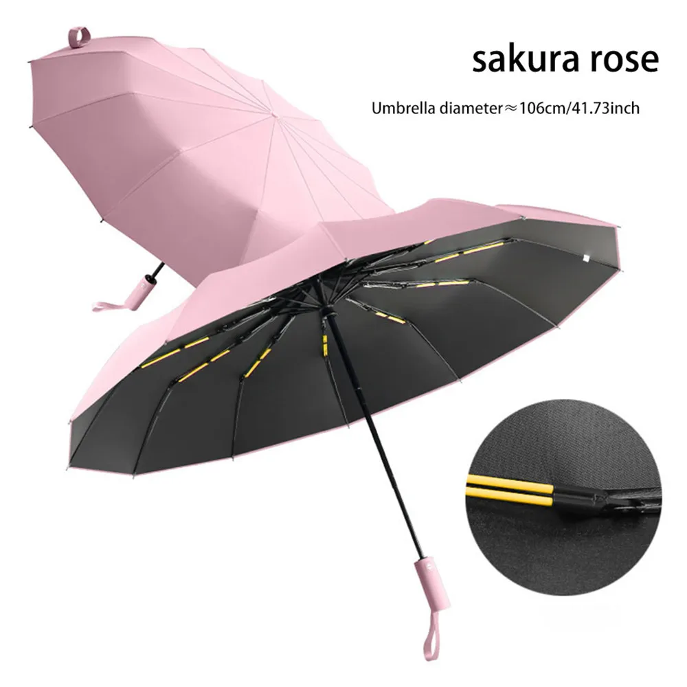 Men's Reinforced Wind-Resistant Umbrella - Durable and Sun Protective