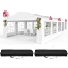 20x32ft Party Tent Heavy Duty Outdoor Wedding Event Shelters Upgraded Galvanized Canopy Commercial Tent with Removable Sidewalls 1