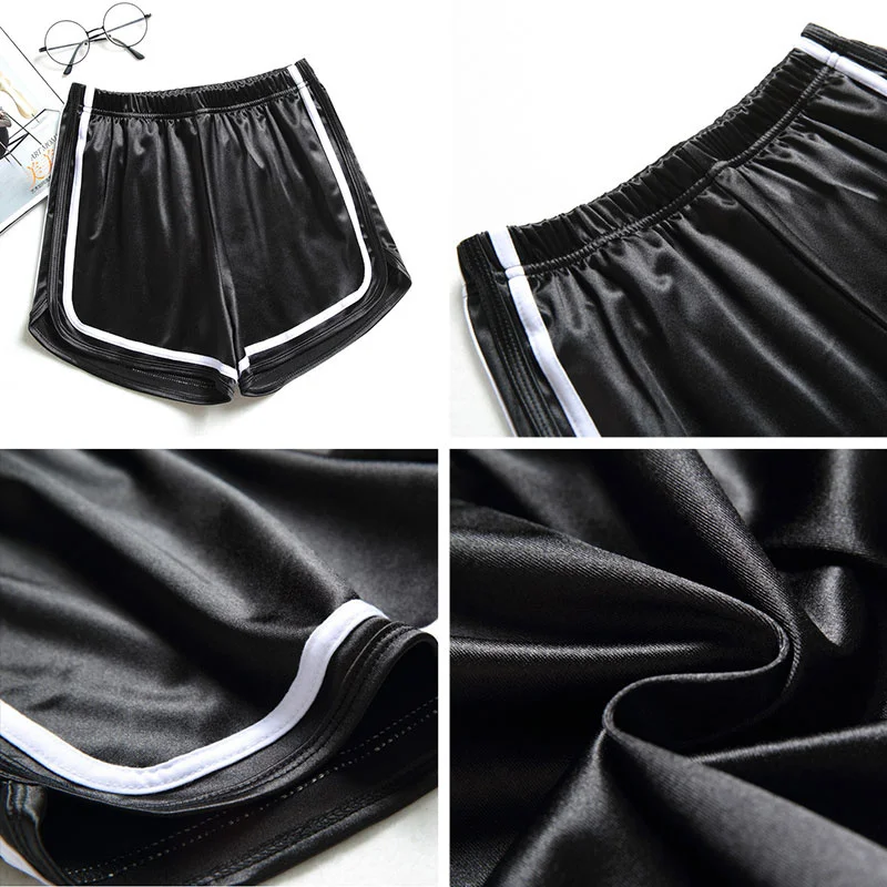 Summer Women Sleep Shorts Pajamas For Women Pajama Pants Y2k Shorts Pantalones Mujer Verano 2022 Pj Pants Satin Bottoms Pyjama_ecoleips.com