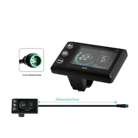 Écran LCD étanche pour vélo électrique, compteur de documents LCD pour VTT, scooter électrique, S869, 5 broches, 24V-72V 4