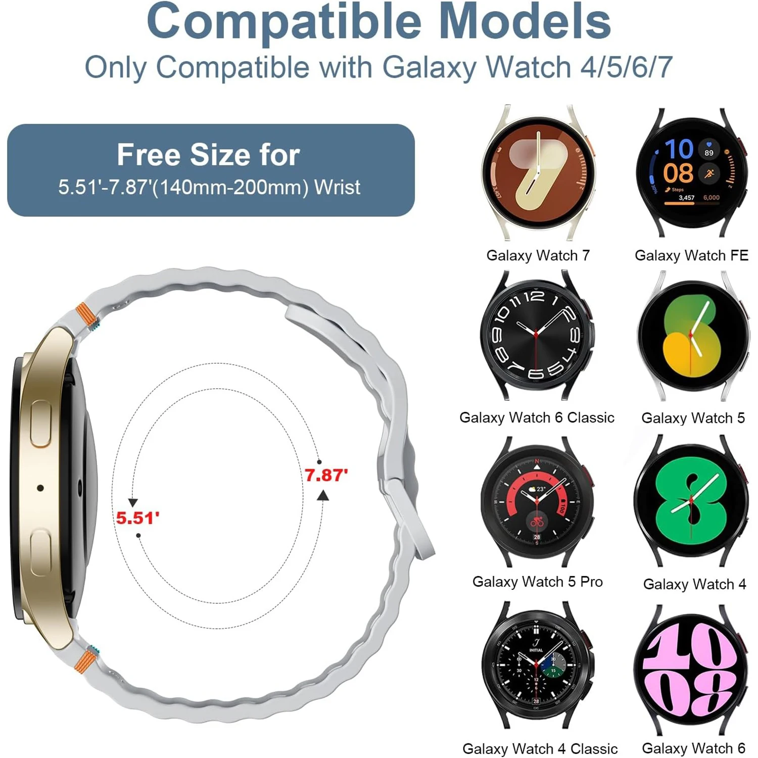 Premium Silicone Strap Bracelet