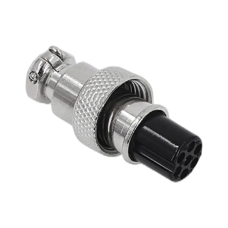 5/10/100Set GX12 GX16 GX20 2 3 4 5 6 7 8 9 10 12 14 15 Pin Docking Aviation Plug Socket Waterproof Circular Connector 6