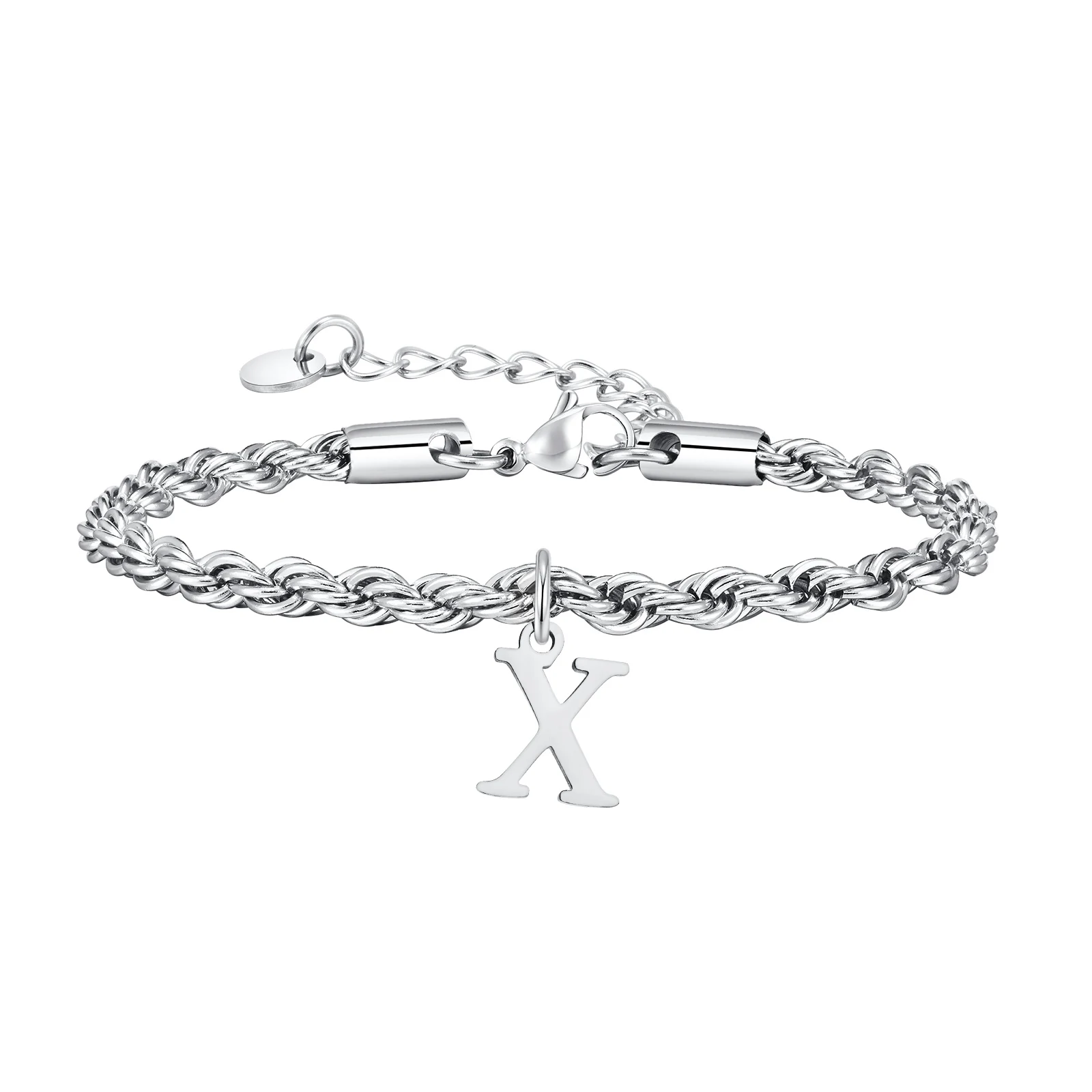Bracciale con nome personalizzato in acciaio inossidabile con incisione laser Bracciale da uomo personalizzato regalo per accessori per feste fidanzato maro 2024  36