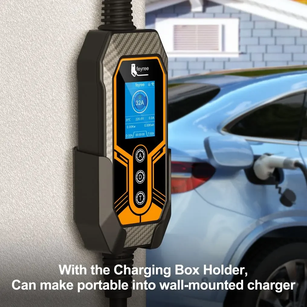 High-Strength Wall Mount Hook for Portable EV Chargers - Easy Installation