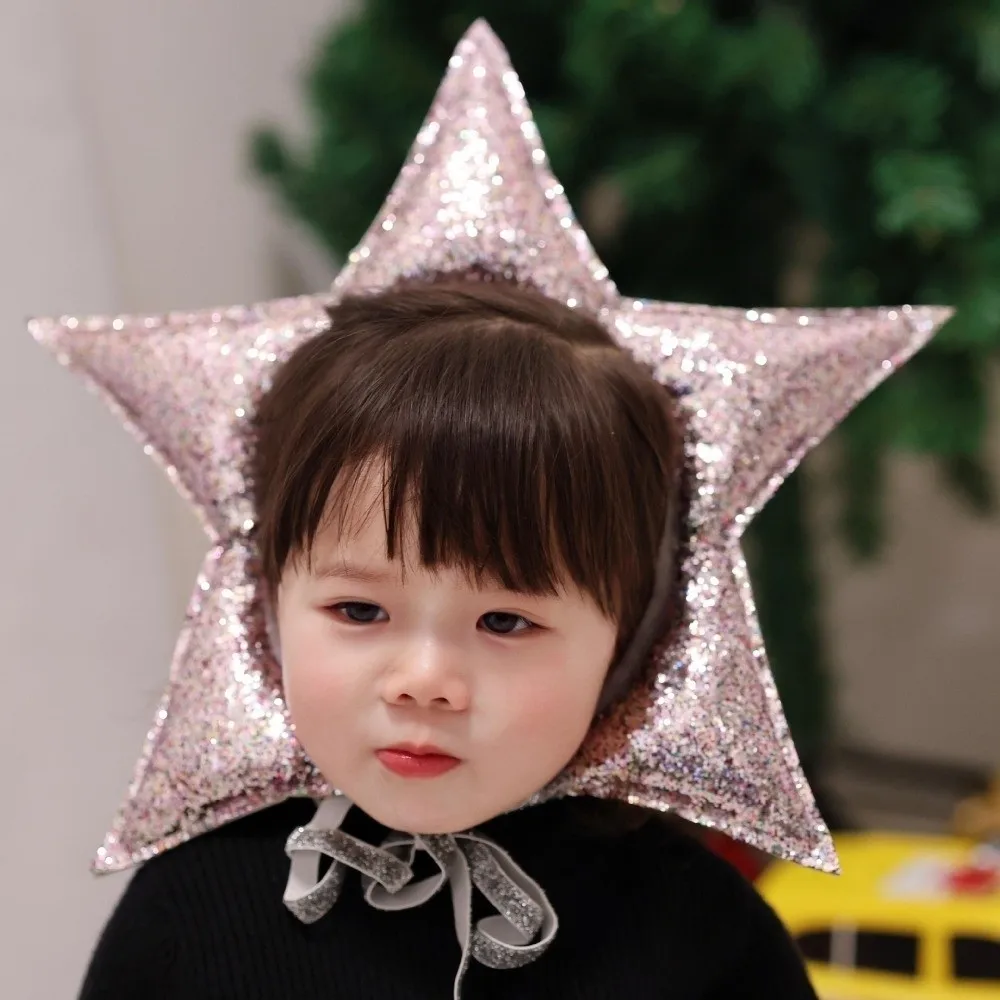 Cute Runway Style Star Hairbands Soft Glittered Party Headwear Headband Props Birthday