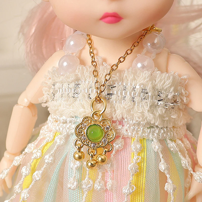 

Имитация куклы мини ожерелье в китайском стиле миниатюрное украшение для кукольного домика аксессуары для оформления