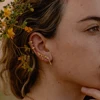 Ins-Boucles d'Oreilles Irrégulières Plaquées Or 18K pour Femme, Piercing Goutte d'Eau, Long Grimpeur, Cartilage, Nouveauté, Cadeaux