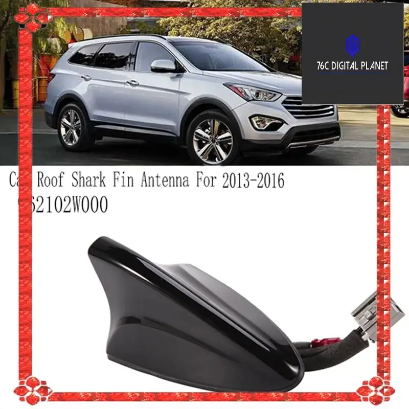 24-Hour Delivery 962102W000 Car Roof Shark Fin Positioning Antenna Vortex Generator Spoiler Wing For Hyundai Santa Fe 2013-