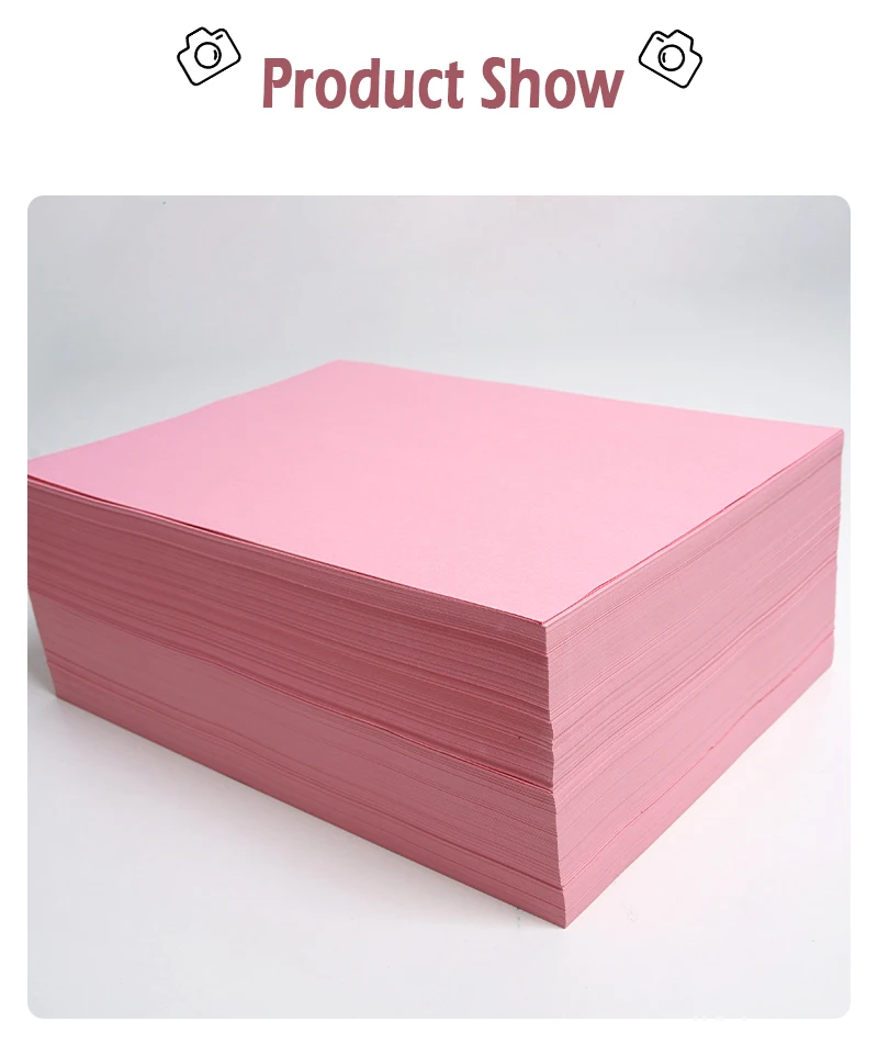 Pink Copy Paper Ppink A4 Paper B5 Printing Paper A5 Color 80G