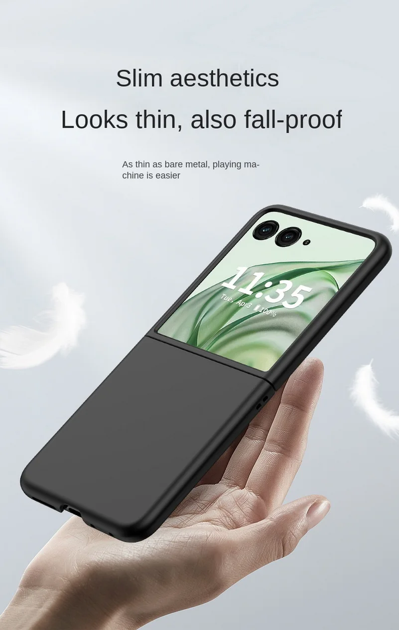 Slim Ultra Thin Hard Protective Phone Case with Camera Protection and Premium Touch Feel