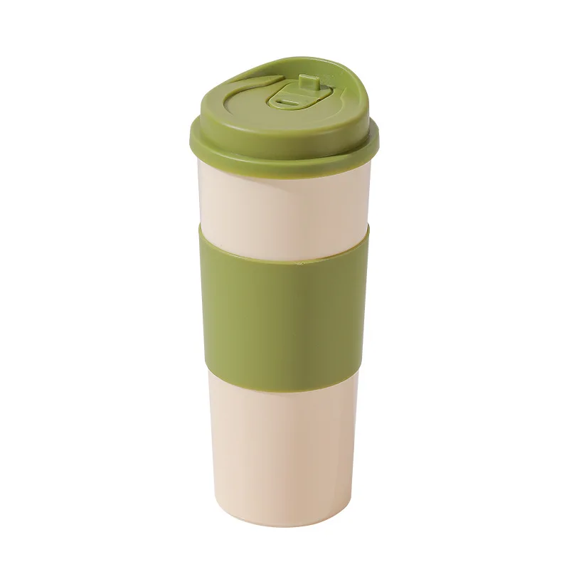 Reusable 16oz BPA-Free Travel Coffee Cup with Non-Slip Sleeve