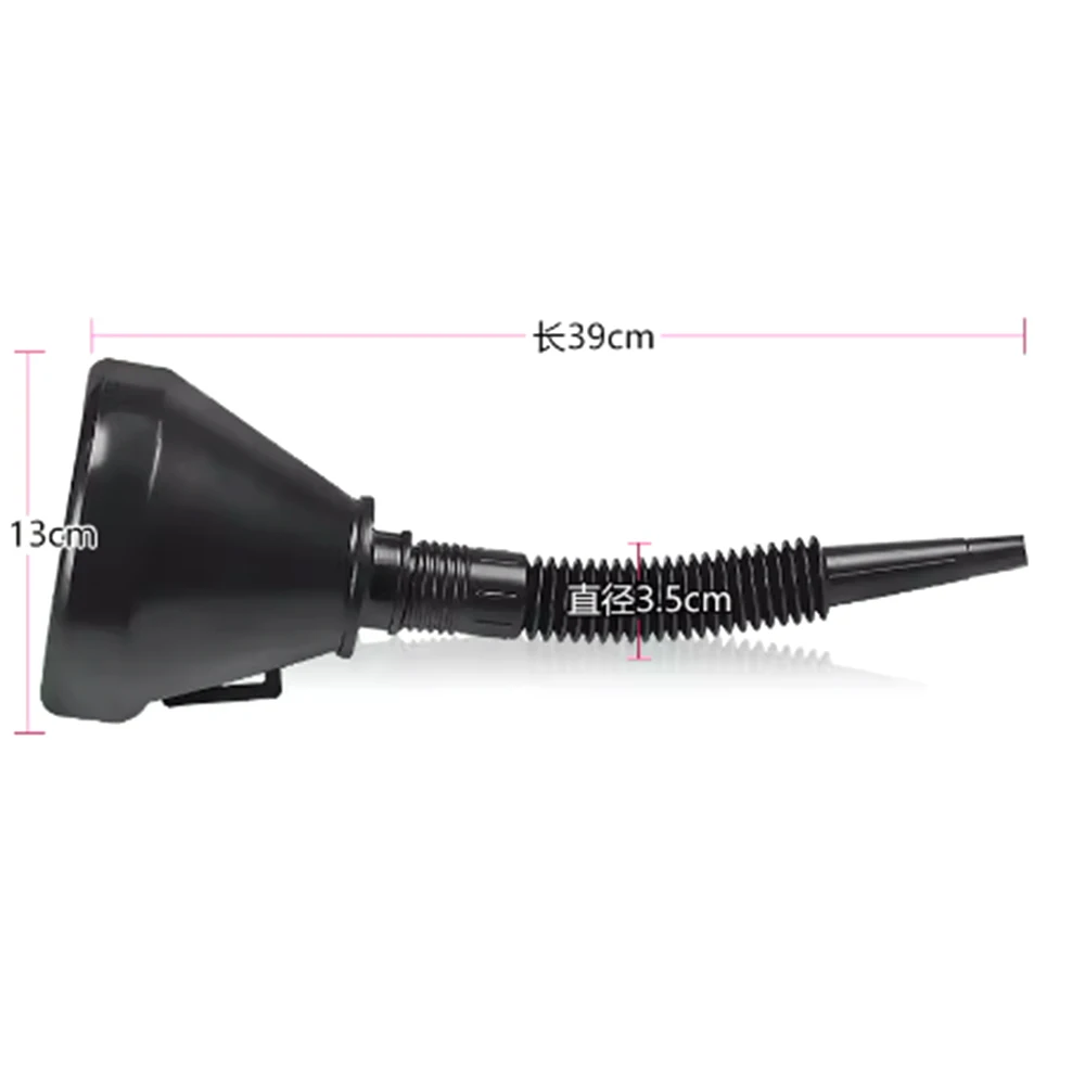 Fuel Filler Funnel Filter Tube Handle Set Car Motorcycle Truck Diesel Oil Filling Tool Car Accessories filling funnel