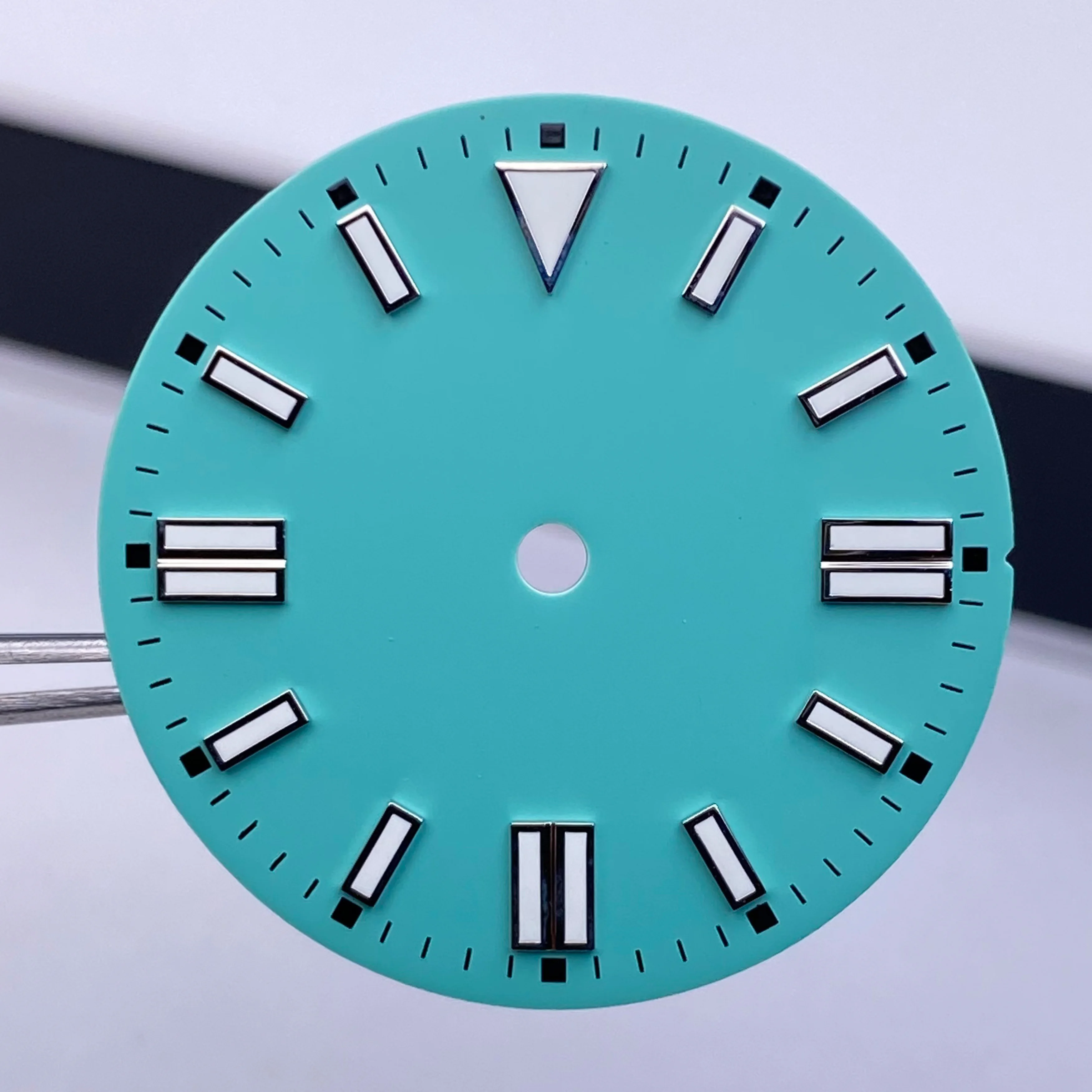 Cadran Vert Lumineux 28.5mm Pour Mouvement NH35/NH36 - Accessoire Modification Montre