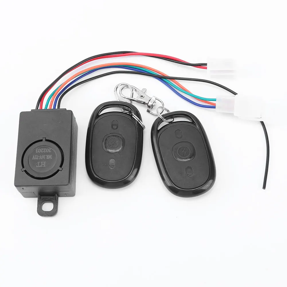 36-72V Anti-Theft E-bike Alarm Scooter Security Remote Control Detector Alarm