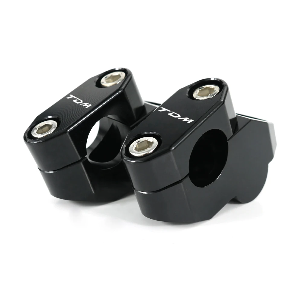 Fit For Yamaha TDM 850 1991-2000 TDM 900 2002-2011 22mm 7/8" Motorcycle Offset Handle Bar Mounting Risers Extend Moved CNC 3